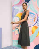 Barcelona Cut-out Dress Around The City