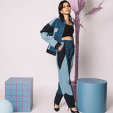 Stockholm Patchwork Co-ord Pants Around The City