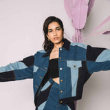 Stockholm Patchwork Co-ord Jacket Around The City