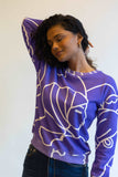 Chicago Purple Sweatshirt Around The City