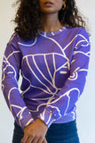 Chicago Purple Sweatshirt Around The City