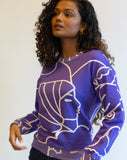 Chicago Purple Sweatshirt Around The City