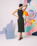 Barcelona Cut-out Dress Around The City