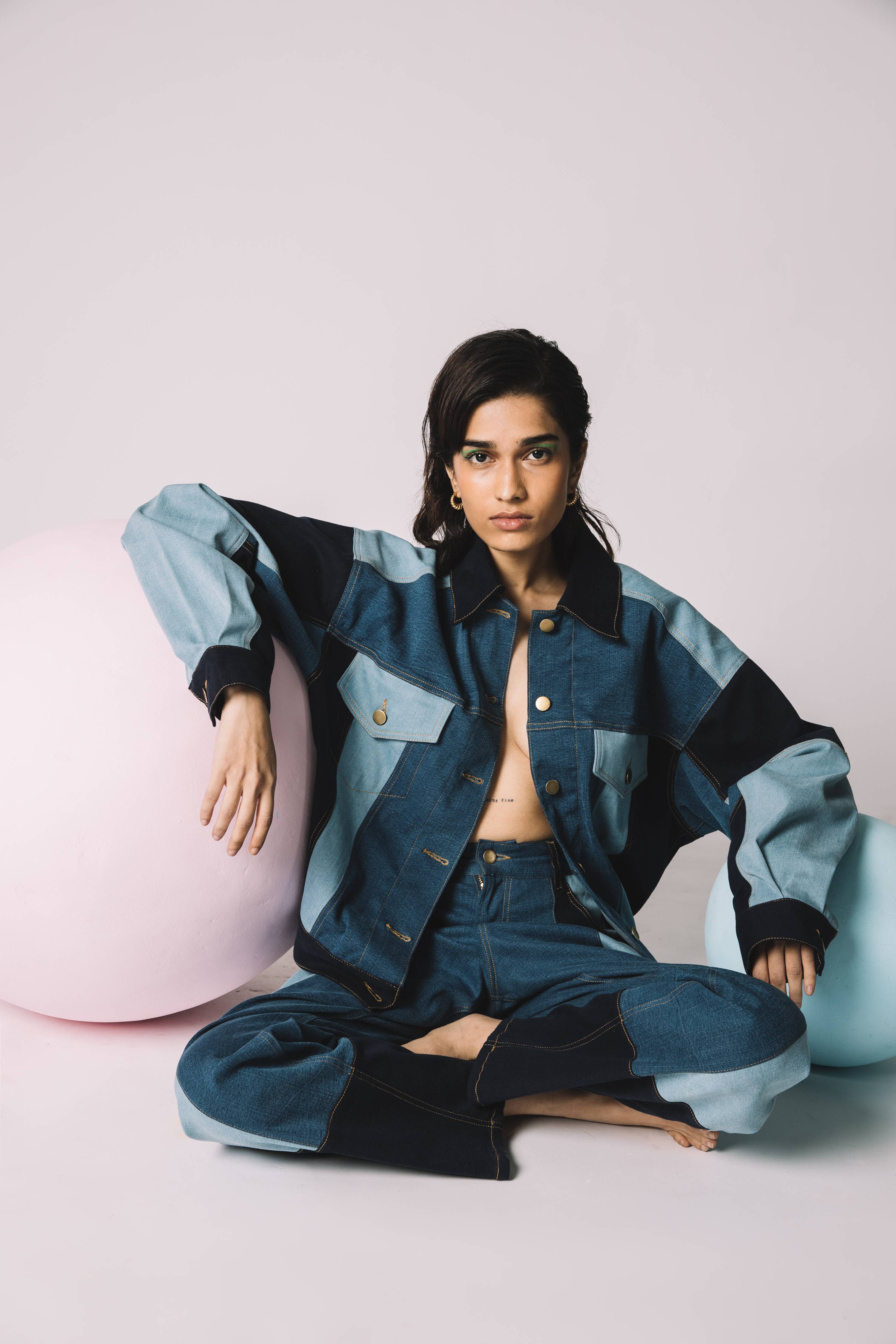 Stockholm Patchwork Co-ord Jacket Around The City