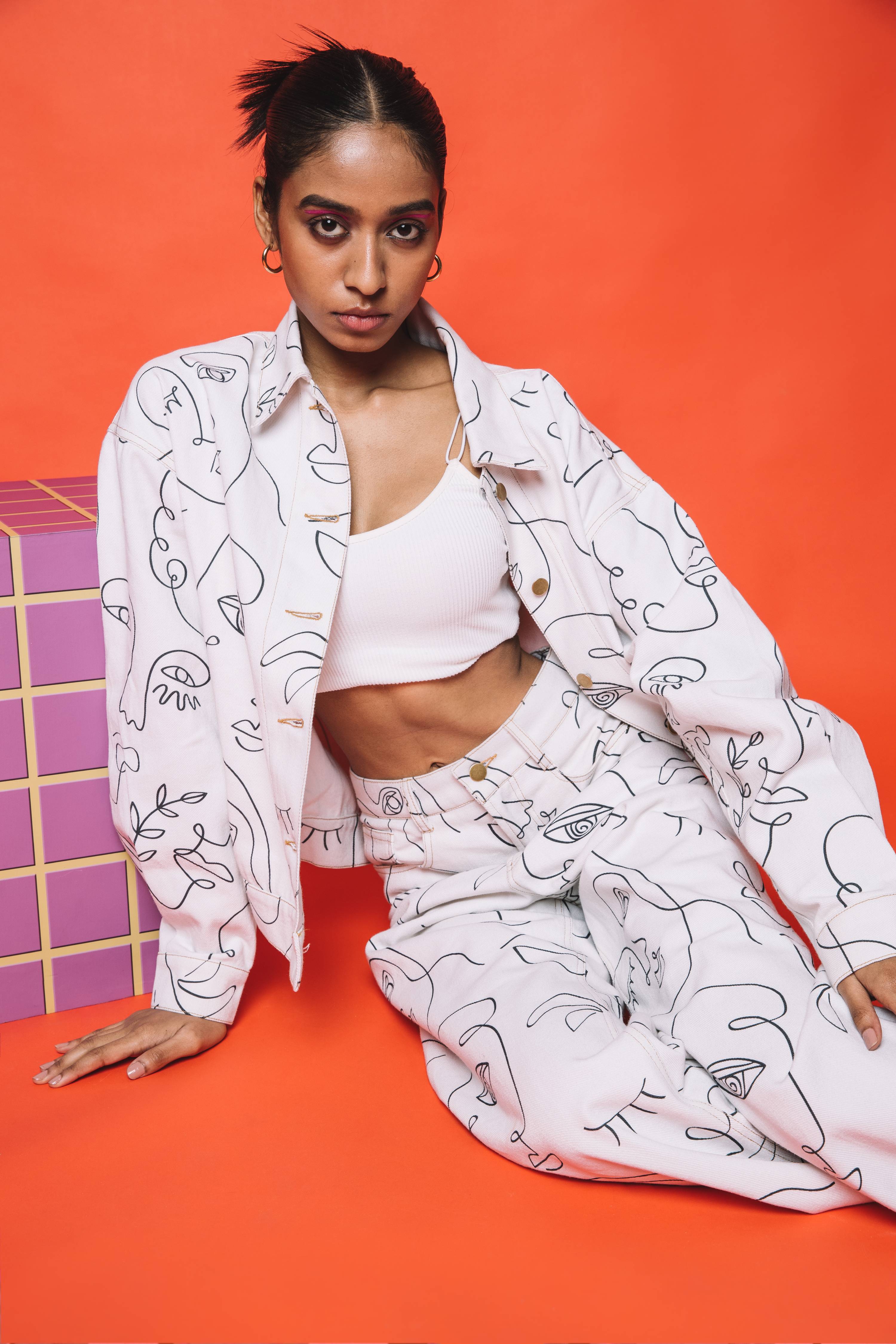 Kyoto Printed Co-ord Pants